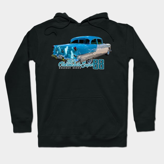 1954 Oldsmobile Super 88 Holiday Coupe Hoodie by Gestalt Imagery